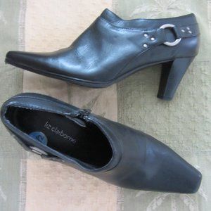 Liz Claiborne Black Belted Bootie size 6.5
